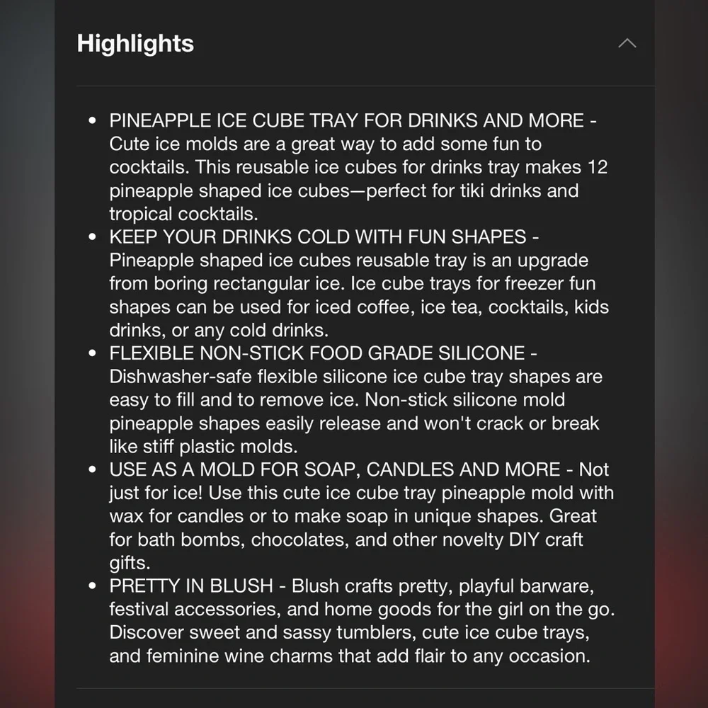 Pineapple Ice Cube Tray NWT - Picture 5 of 5